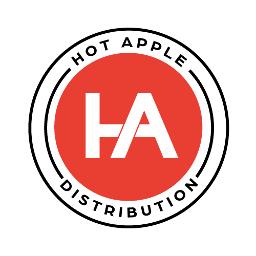 Hot Apple Badge Logo